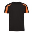 thumbnail image 3 of Just Cool Mens Contrast Cool Sports Plain T-Shirt, 3 of 3