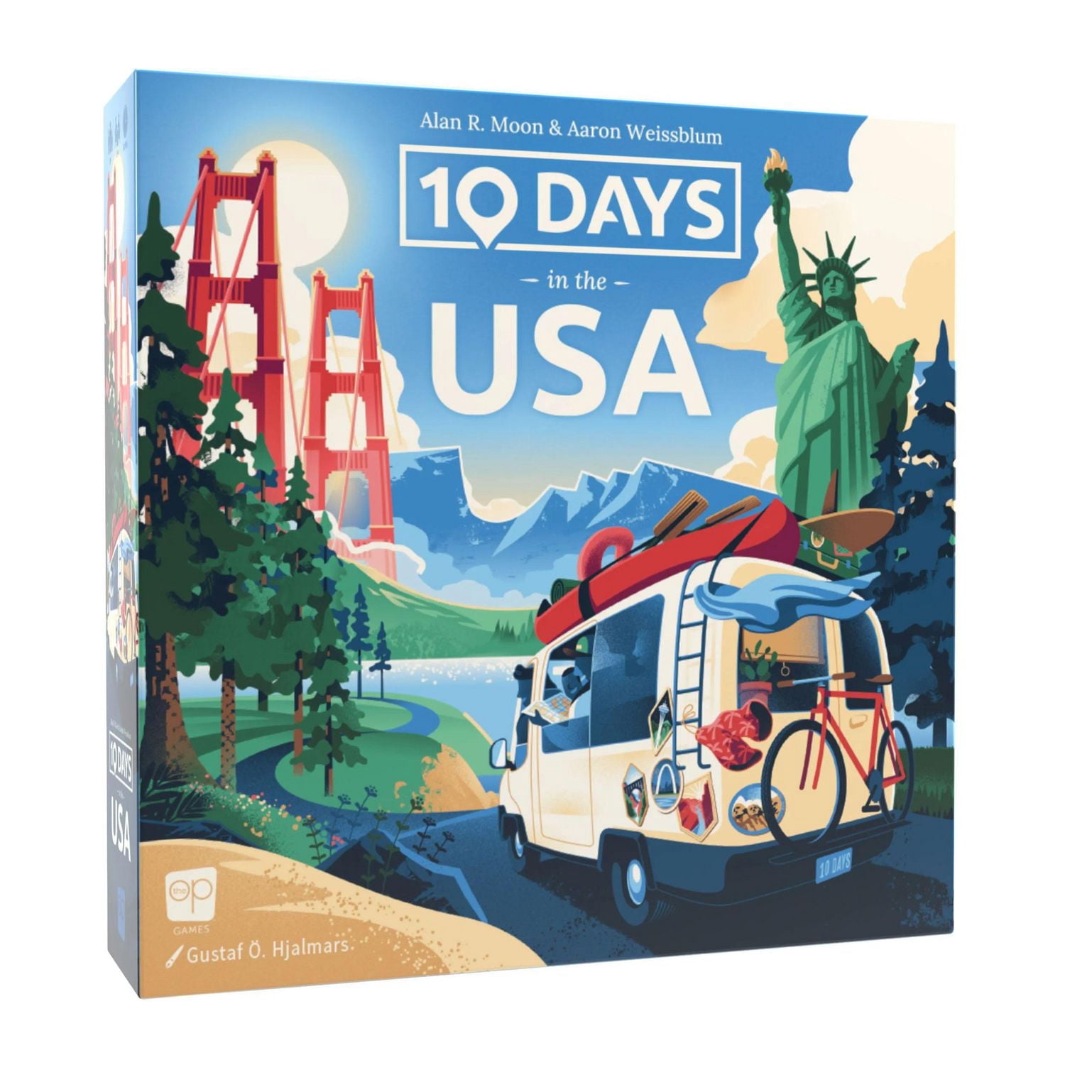 USAopoly 10 Days in the USA Board Game