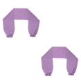 thumbnail image 2 of kurtrusly Boléro en Chiffon à Manches Longues Tendance pour Femmes Violet 2ensemble, 2 of 6