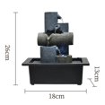 thumbnail image 3 of Elodie Décoratif de Table Eau Feng Shui Cascade Bureau Ornements Arts B, 3 of 7