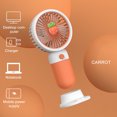 thumbnail image 2 of Cartoon Handheld Fan, USB Rechargeable Portable Fan for Children, 2 of 3