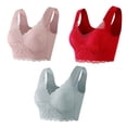 thumbnail image 1 of Timegard Plus Size Bras for Women Full-Coverage High Support Lace Wireless Comfortable Everyday Bras, 1 of 5