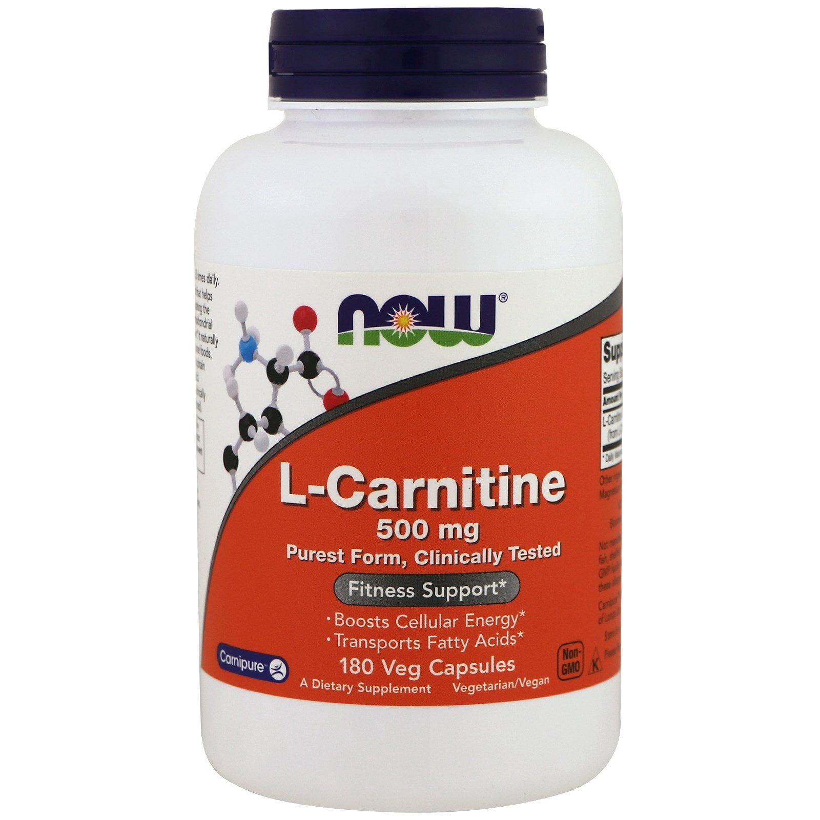l carnitine shoppers drug mart NOW Supplements L-Carnitine 500mg Vegetable Capsules, 180 Count CAT1196