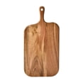 thumbnail image 1 of Wood Cutting Board with Handle for Kitchen and Charcuterie Serving - Wood Chopping Board Double Tray for Cheese Meat Bread Fruits - Ideal Outdoor RV Restaurant Use, 1 of 4