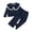 Navy, variant on Ymyiu New Born Clothes Baby Girl Casual Baby Girl 2-Piece Outfit Set: Soft Infant Top + Comfy Toddler Pant (Hot Pink,2-3 Years)