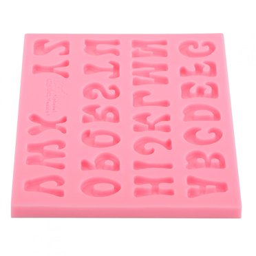 Moule Alphabet, Moule en Silicone Alphabet 26 Lettres Moule Lettre Durabilité Améliorée