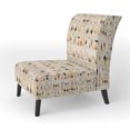 thumbnail image 3 of Designart « Sophistication dans le Style Moderne Danois II » Fauteuil d'Appoint Rembourré Orange de Style Mi-Siècle - Fauteuil à Accoudoirs Moderne Mi-Siècle pour Chambre, 3 of 7