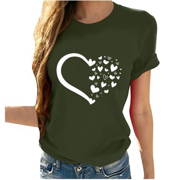 Holiday Savings! Cameland Women Girls Plus Size Sunflower Print Tees Short Sleeve T Shirt Blouse Tops