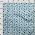 thumbnail image 3 of oneOone Cotton Poplin Sky Blue Fabric Floral Sewing Craft Projects Fabric Prints By Yard 56 Inch Wide, 3 of 4