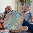 thumbnail image 3 of Double Flash DrumTambourine 6/8/10 Inch Hand Drum Reflective Tambourines Musical Instrumen For Dance Party KTV, 3 of 7