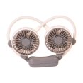 thumbnail image 2 of Ventilateur de Cou Portable à Porter Ventilateurs Portables 2 Vitesses Réglage USB Rechargeable Blanc, 2 of 7