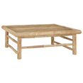 thumbnail image 3 of vidaXL 6 Piece Garden Lounge Set with Dark Grey Cushions Bamboo, 3 of 12