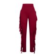 thumbnail image 4 of Birdeem Womens Sexy Tight Solid Color Fringed Bandage Trousers, 4 of 10