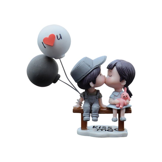 Abbracc Car Dashboard Decorations Interior Dashboard Accessories Action Figure Figurines Grey Bottom