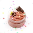 thumbnail image 4 of EIMELI Fluffy Doughnut Chocolate Cream Brushed Sime Putty Clay Soft Squishies DIY Toy, 4 of 10