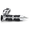 thumbnail image 3 of Krator Poignées de Guidon de Moto 1 Pouce Paire Compatible avec Harley Davidson Softail Héritage Classique, 3 of 4