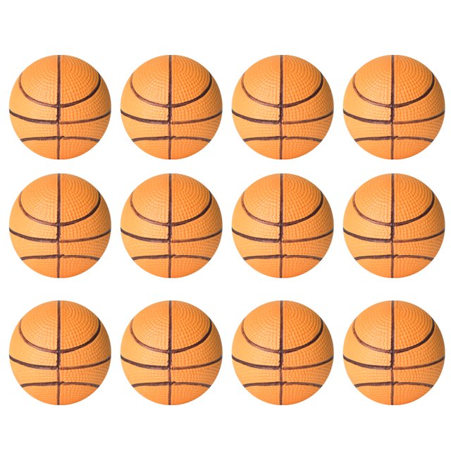 EVA Ball Toy,12PCS 6.3CM Children Playground Elastic Ball Stress Ball Professionally Tested