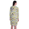thumbnail image 4 of Moomaya Chandail à Capuchon à Manches Longues Imprimé, Robe T-Shirt en Jersey avec Poches, 4 of 6