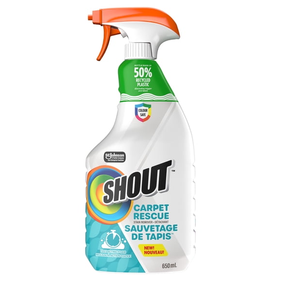 Shout Sauvatage de tapisMC détachant, Mousse à action rapide, 650ml