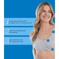 thumbnail image 2 of Bestform 9706014 Comfort Cotton Blend Front Close Sports Bra, 2 of 8