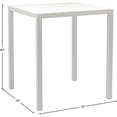 thumbnail image 4 of Meridian Furniture Table de Bar Carré pour Patio Extérieur Maldives, 4 of 13