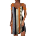 thumbnail image 2 of Robe d'Été pour Femmes 2024 Mode Grande Taille Aguichant Décontractée à Manches Courtes Imprimée Sans Bretelles Robe à Bretelles Rabais de 50 % Liquidation!, 2 of 5