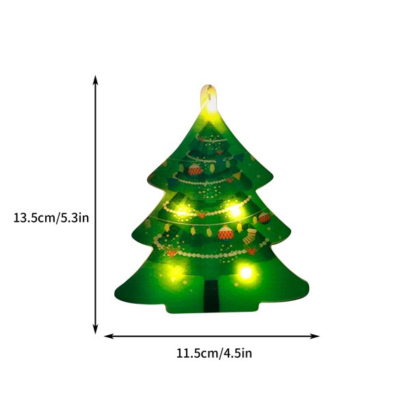 Guirlande Lumineuse de Noël à DEL avec Motif du Père Noël pour Arbre, Porche, Clôture, Déco de Cour - Guirlande Lumineuse 13,5 Po x 11,5 Po