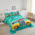 thumbnail image 3 of Erosebridal Rustic Camping Bedding Full Comforter Set, Camp Car Down Comforter, Coconut Tree Decor, Breathable 3pcs, 3 of 8
