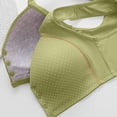 thumbnail image 4 of Yuzhih Womens Everyday Bra Front Closure Full Coverage Comfortable Front Button Bras Wireless Push up Bralettes with Support, 4 of 6