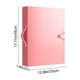 thumbnail image 3 of Chmadoxn Large Art Portfolio Folder 30 Pockets Display 60 Pages Artist Portfolio Folder With Clear Plastic Sleeves Presentation Storage Book For Artists Artwork Plastic file bag, 3 of 8