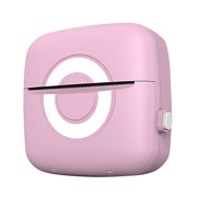 Portable pocket printer BT thermal printer inkless printing long battery life support photo notes error memo print pink