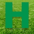 thumbnail image 1 of Advanced Graphics 3326 Panneau de Cour Lettre H 20 x 15 Po, Vert, 1 of 1