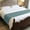 Blue, variant on Solid Color Bed Runner Soft Bedspread Protector for Hotel Bedroom
