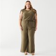 thumbnail image 3 of DV Wide leg pant with drawstring waistband, 3 of 4