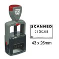 thumbnail image 1 of Printtoo Heavy Duty Dater Stamp With Scanned By Text And Sign Space Self Inking Office Rubber Stamp-Black, 1 of 1