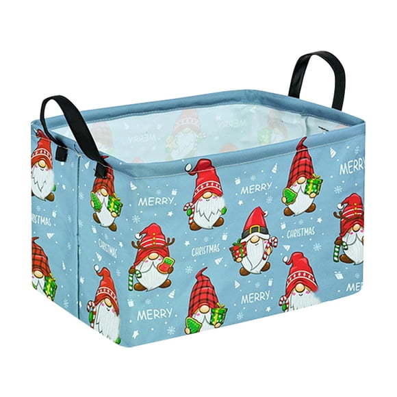 Christmas Snack Basket Storage Bag Desktop Storage Box Clothes Storage Basket