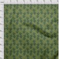 thumbnail image 3 of oneOone Polyester Lycra Fabric Leaves & Floral Block Printed Craft Fabric BTY 56 Inch Wide, 3 of 4