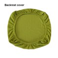 thumbnail image 3 of kurtrusly Chair Cover Slipcover Stretch Seat Computer Protection Set Anti-Dirty Thicken Solid Home Wedding Universal Decoration Yellow/Backrest 1Set, 3 of 6