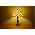 thumbnail image 1 of Tiffany Style Table LampBedside Desk LED Lamp Shades Bedroom Stained-Glass 18.1'' Height Multi-color, 1 of 4