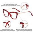 thumbnail image 2 of FEISEDY Cat Eye Glasses Frame Clear Lenses Eyewear Women B2440, 2 of 2