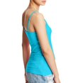 thumbnail image 5 of Hanes Camisole en Coton Extensible pour Femmes avec Soutien-Gorge Intégré, m, Turquoise Volant, 5 of 5