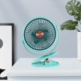 thumbnail image 1 of Boovnll Clip on Fan, Adjustable High Speed USB Rechargeable Lightweight Compact Table Fan Quiet Desk Fan for Home, Bedroom, Office, Travel, Camping, RVs, Summer Gift, Mini Fan - Fan, 1 of 6