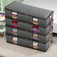 thumbnail image 4 of Storage Bags for Clothes Under Bed Storage Bag 5-Pack Foldable Under Bed Storage for Clothes Blankets and Shoes Large Capacity Storage Containers with Plastic Panel Structure Sturdy Sidewalls, 4 of 7