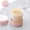 Pink, variant on Xinsrenus Telescopic Folding Cup, 130ml Portable Collapsible Water Cup for Travel, Eco-Friendly Wheats Straw Material Cup for Outdoor Hiking Camping with Lanyard, Pink