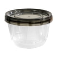 thumbnail image 2 of 473ml Round Food Storage Containers with Lids - Leakproof Microwave & Dishwasher Safe Plastic Soup & Meal Prep Containers for Refrigerator & Freezer, 2 of 6