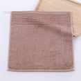 thumbnail image 2 of Leodye 4-piece Striped Yarn Towel Set - Soft Absorbent Face & Hand Wash Towels -13.77*13.77in, 2 of 6