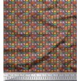 thumbnail image 1 of Soimoi Poly Georgette Fabric Abstract Dots Shirting Decor Fabric Printed Yard 42 Inch Wide, 1 of 3