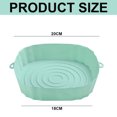 thumbnail image 2 of Solutions de Doublure en Silicone pour Friteuse à Air Chaud, Silicone de Qualité Alimentaire Réutilisable pour une Cuisson Sans Tracas, Poêles Antiadhésives et Résistantes à la Chaleur pour Friteuse à Air et Micro-Ondes (4 Pcs), 2 of 5