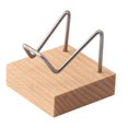 thumbnail image 2 of 1PC Display Stand Wooden Base Metal Arm for Coral Specimens Small Collectibles Crafts Gemstone, 2 of 8