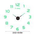 thumbnail image 3 of SuoKom Mirror Surface Wall Clock Big Size Wall Decorative Clocks Silent Non Ticking Motion Clocks, 3 of 6